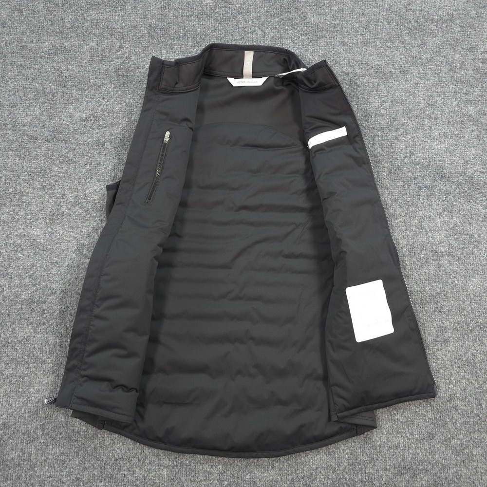 Peter Millar Vest Womens Small Black Fuse Elite Porsche Hybrid Performance Golf - Picture 6 of 12